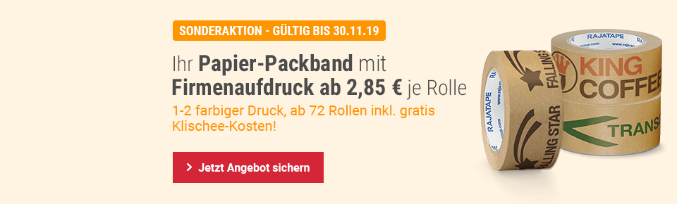 Papier-Packbänder zum TOP-Preis