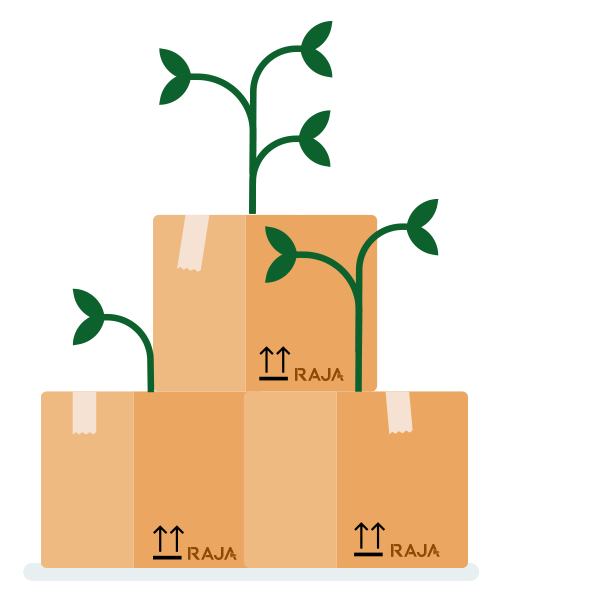 Umweltfreundliche Verpackungen, die aus nachwachsenden Rohstoffen bestehen, tragen dazu bei, unsere Umweltbelastung zu verringern.