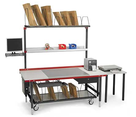 Packtisch Arbeitserleichterung