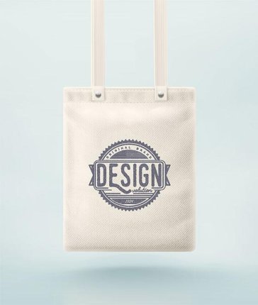 bedruckte Jutetasche