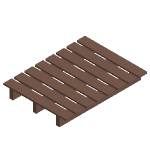 Von zwei Seiten unterfahrbare Palette