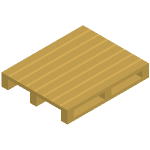 Palette von 4 Seiten unterfahrbar