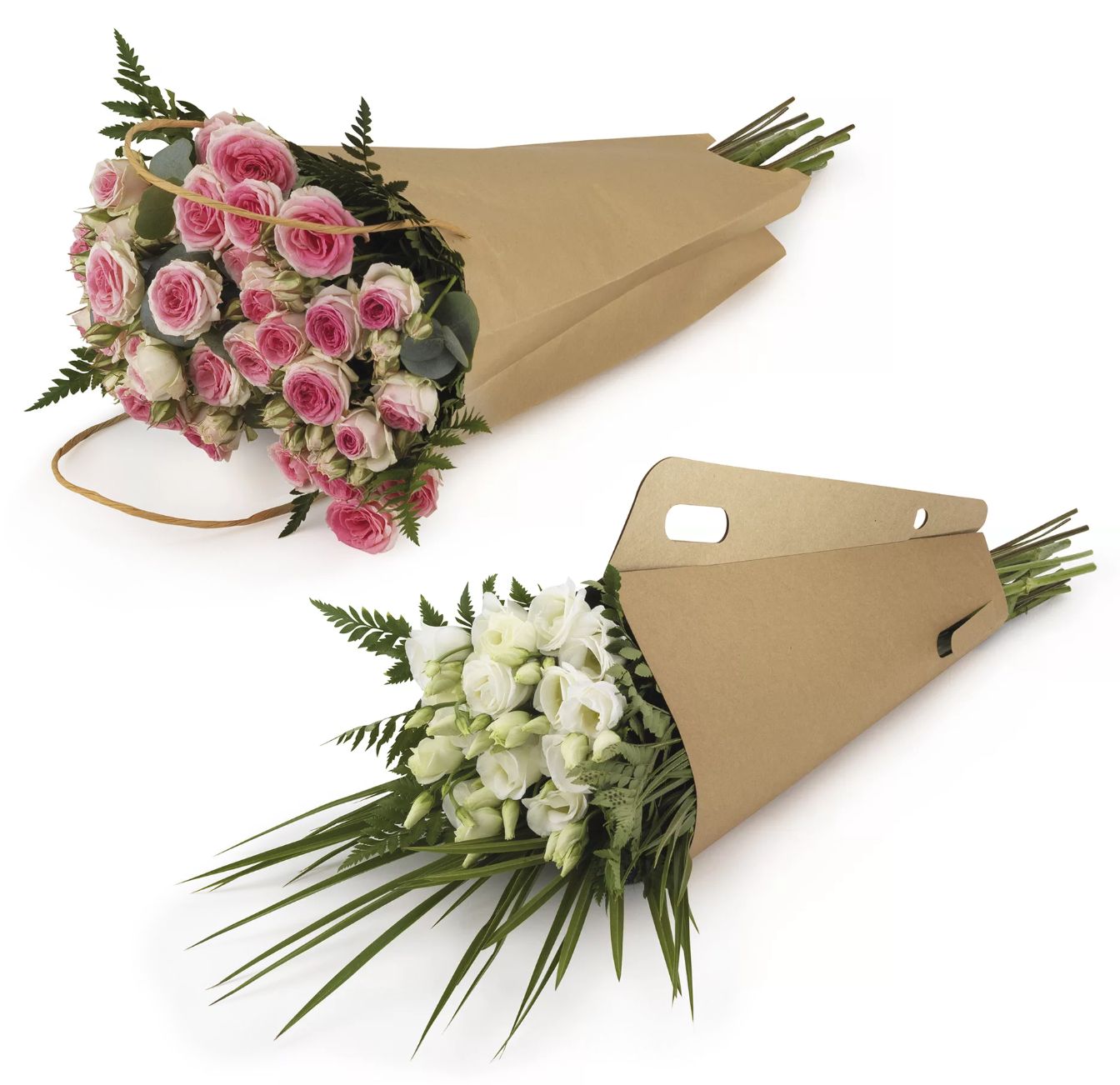 Blumenstrauß Tüten aus Karton
