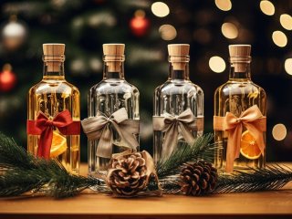 Flaschen als Geschenk verpacken