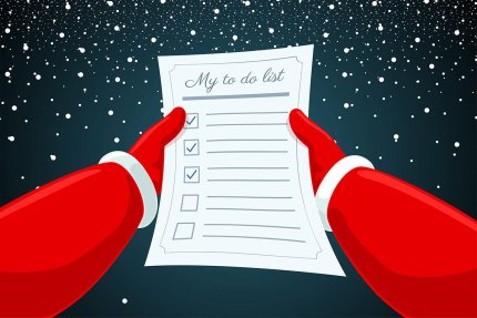 Weihnachtsgeschäft vorbereiten Checkliste