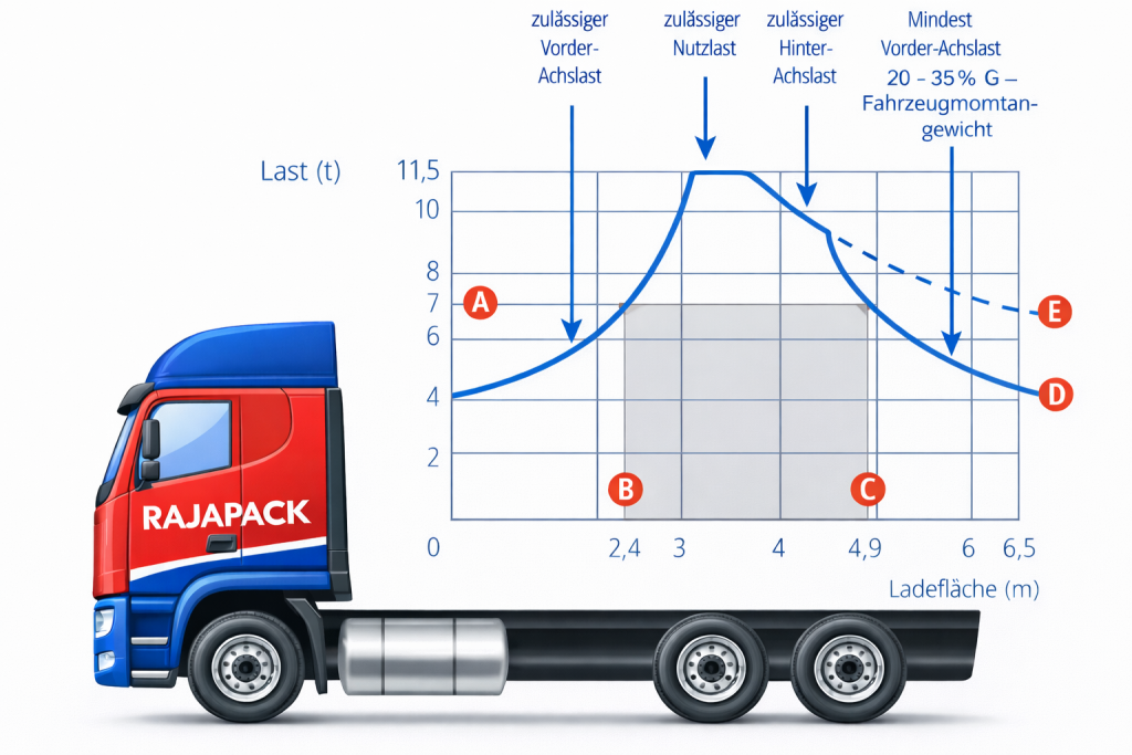 Lastverteilungsplan Ladungssicherung