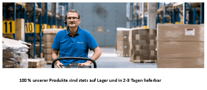 RAJA Verlassen Sie sich auf unser Produktsortiment