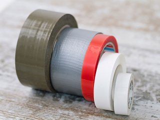 Auswahl unterschiedlicher Klebebänder