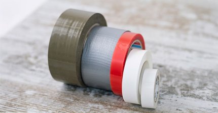 Auswahl unterschiedlicher Klebebänder